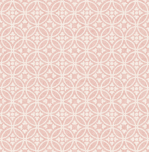 2970-26138 Larsson Pink Ogee Wallpaper
