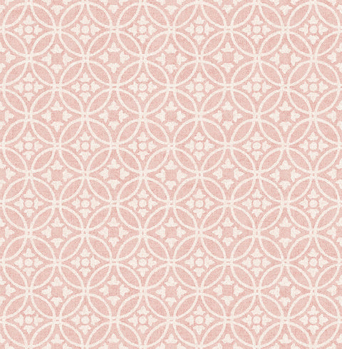 2970-26138 Larsson Pink Ogee Wallpaper
