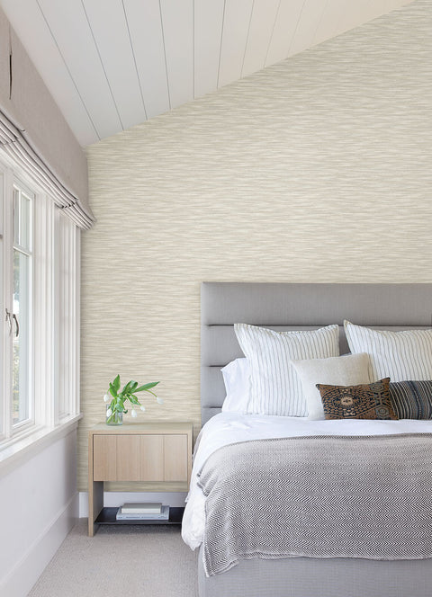 2970-26158 Benson Light Grey Variegated Stripe Wallpaper