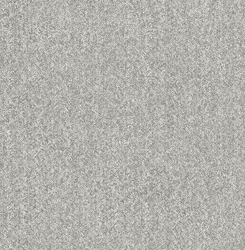 2970-26163 Ashbee Dark Grey Tweed Wallpaper