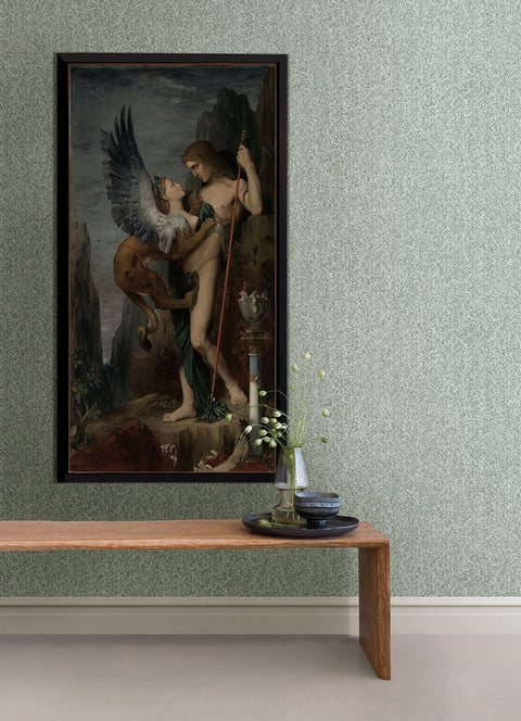 2970-26164 Ashbee Green Tweed Wallpaper