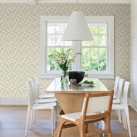 2971-86159 Ting Sage Abstract Woven Wallpaper