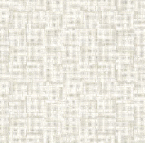 2971-86161 Ting Cream Abstract Woven Wallpaper