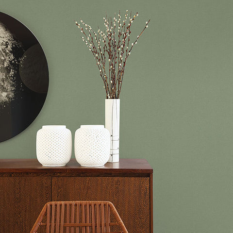 2971-86313 Meade Green Fine Weave Wallpaper