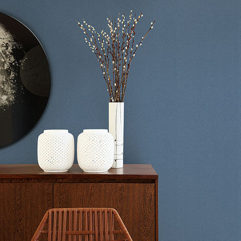 2971-86318 Meade Denim Fine Weave Wallpaper