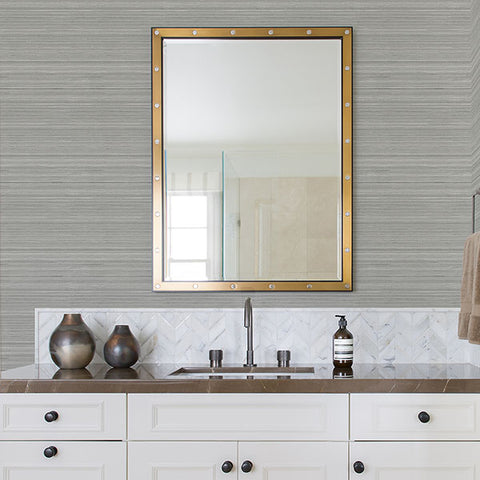 2971-86348 Skyler Grey Striped Wallpaper
