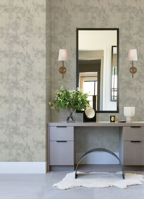 2971-86371 Odell Silver Antique Tiles Wallpaper