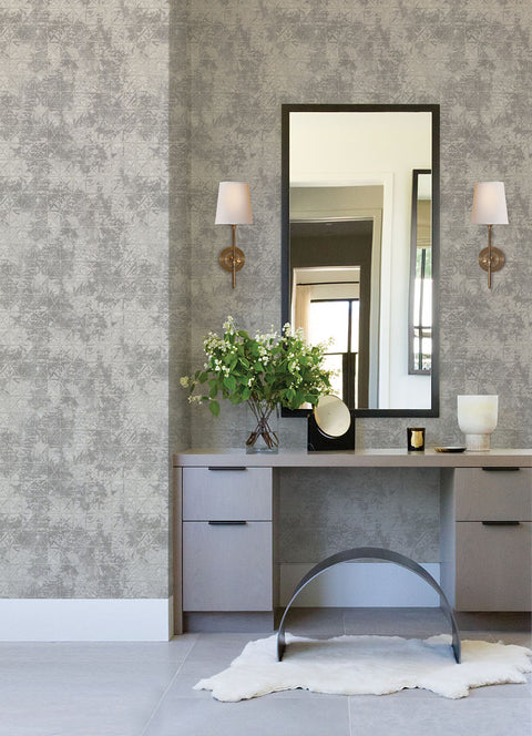 2971-86376 Odell Slate Antique Tiles Wallpaper