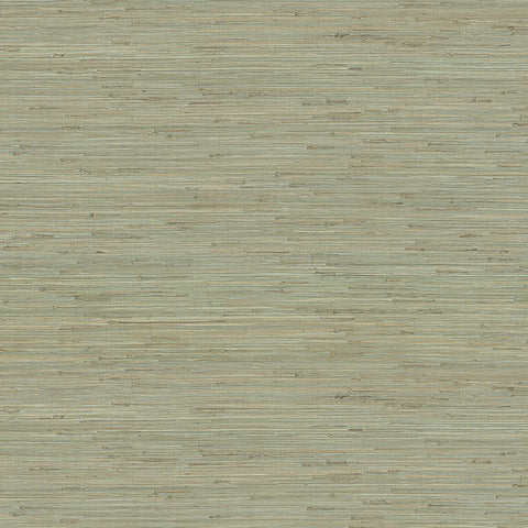 2972-65437 Jeong Teal Knotted Weave Grasscloth Wallpaper