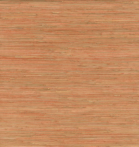 2972-86108 Shuang Coral Handmade Grasscloth Wallpaper
