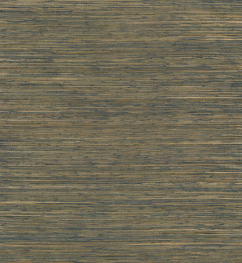 2972-86111 Shuang Teal Handmade Grasscloth Wallpaper