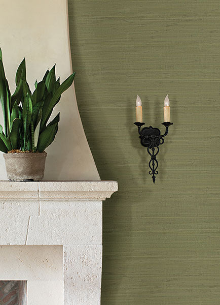 2972-86131 Kira Sage Hemp Grasscloth Wallpaper