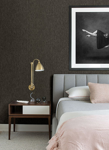 2972-86141 Jia Charcoal Paper Weave Grasscloth Wallpaper