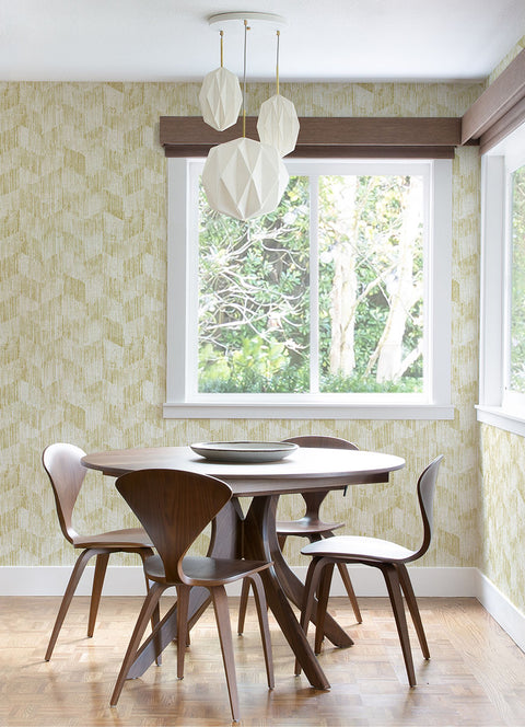2975-26213 Demi Yellow Distressed Wallpaper