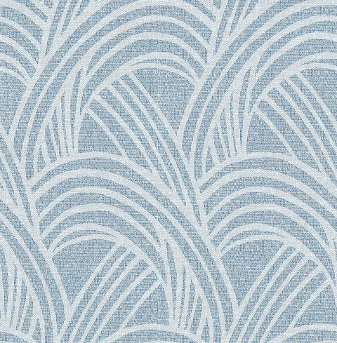2975-26217 Farrah Blue Geometric Wallpaper