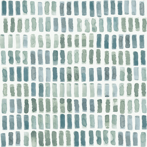 2975-26225 Brynne Green Watercolor Wallpaper