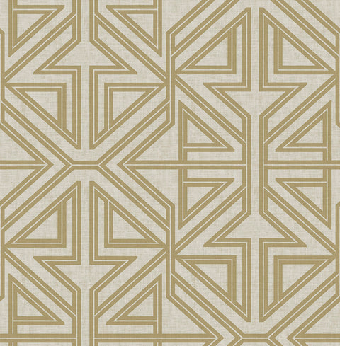 2975-26229 Kachel Gold Geometric Wallpaper