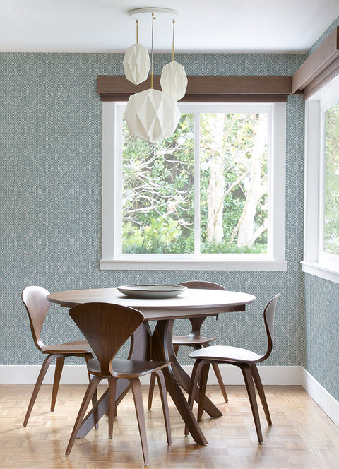 2975-26246 Felix Sky Blue Geometric Wallpaper