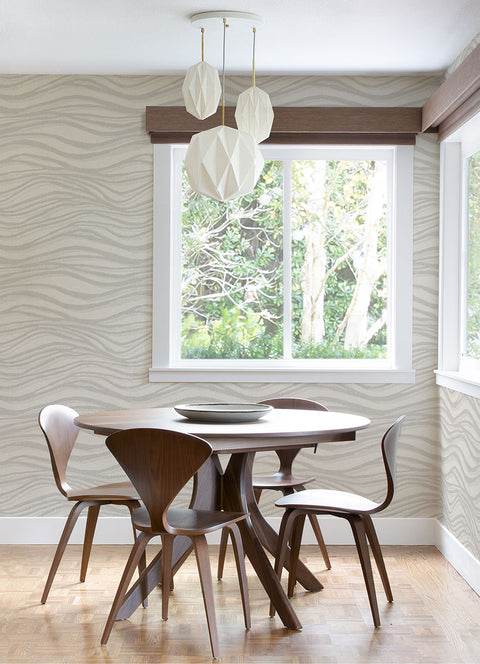 2975-87360 Chorus Champagne Wave Wallpaper