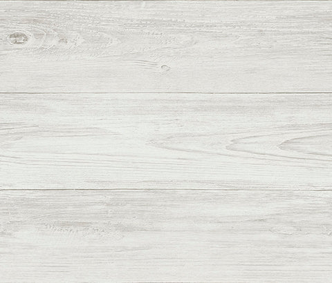 Mapleton Grey Faux Wood Wallpaper
