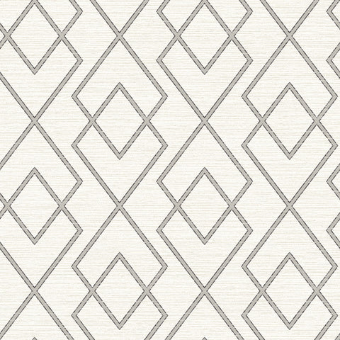 Blaze Cream Trellis Wallpaper