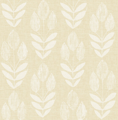 Garland Wheat Block Tulip Wallpaper