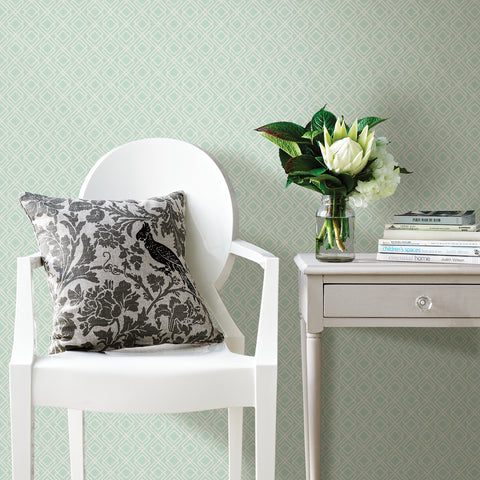 3117-24176 Napa Mint Geometric Wallpaper