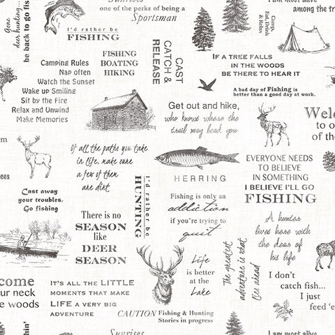 3118-01475 North Hills Black Camping Quotes Wallpaper