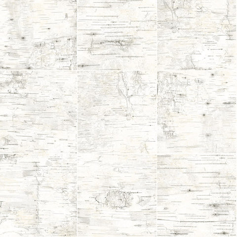 3118-12643 Champlain Off-White Grid Wood Wallpaper