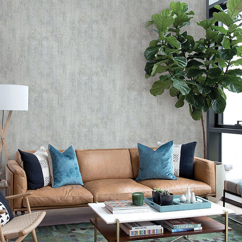 3118-12681 Drifter Light Blue Wood Wallpaper