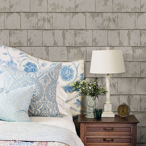 3119-13041 Clint Grey Weathered Wood Wallpaper