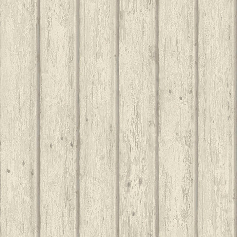 3119-66107 Jack Beige Weathered Clapboards Wallpaper