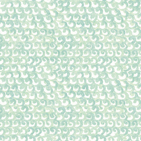 3120-13635 Saltwater Teal Wave Wallpaper