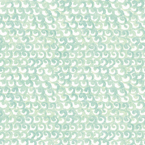3120-13635 Saltwater Teal Wave Wallpaper