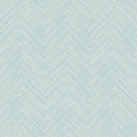 3120-13672 Caladesi Teal Faux Linen Wallpaper