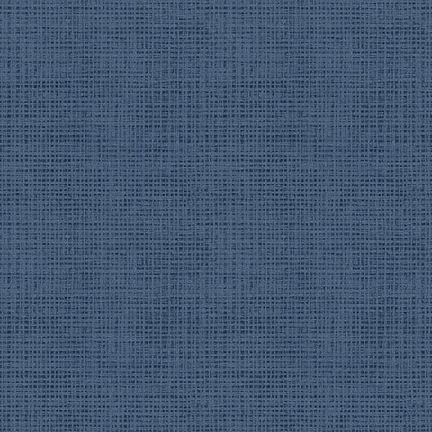 3122-10002 Nimmie Navy Woven Grasscloth Wallpaper