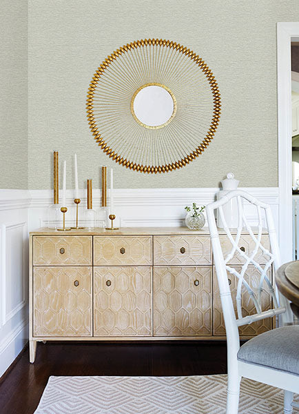 3122-10222 Gump Teal Faux Grasscloth Wallpaper