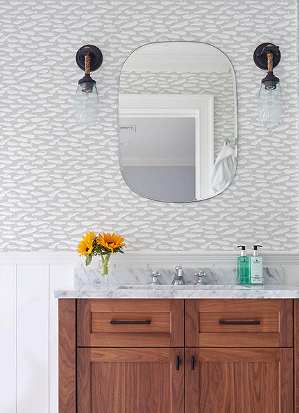 3122-10500 Nunkie Light Grey Sardine Wallpaper