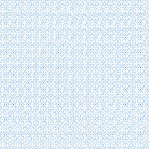 3122-10602 Jellia Blue Petal Geometric Wallpaper