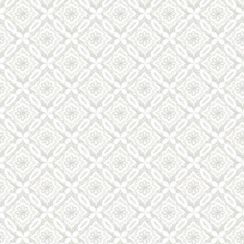3122-10700 Hugson Grey Quilted Damask Wallpaper
