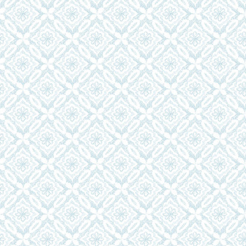 3122-10704 Hugson Teal Quilted Damask Wallpaper