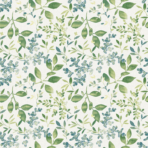 3122-11104 Tinker Green Woodland Botanical Wallpaper