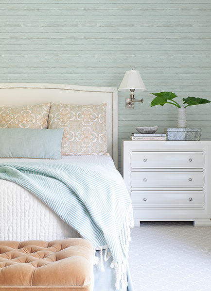 3122-11204 Ozma Aqua Wood Plank Wallpaper
