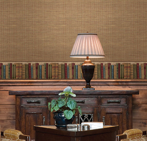 3123-01695 Kent Red Woven Wallpaper