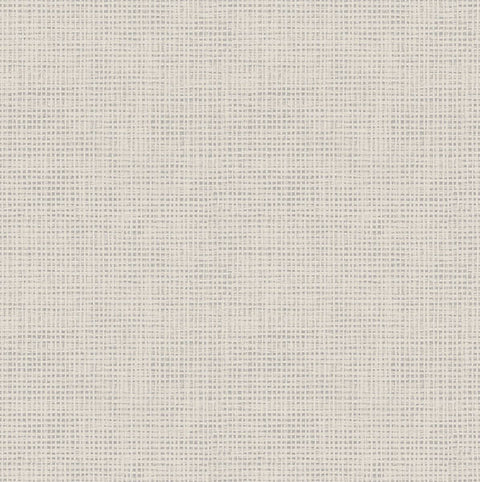 3123-10010 Nimmie Light Grey Basketweave Wallpaper
