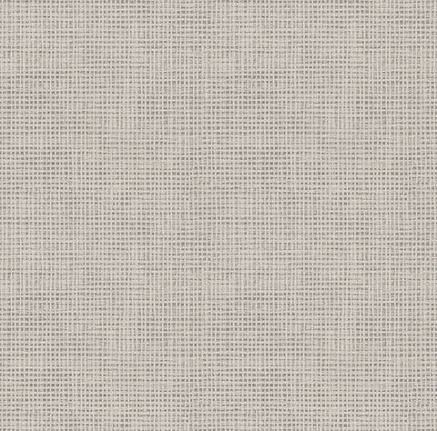 3123-10020 Nimmie Grey Basketweave Wallpaper