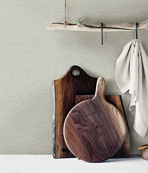 3123-10222 Gump Seafoam Faux Grasscloth Wallpaper