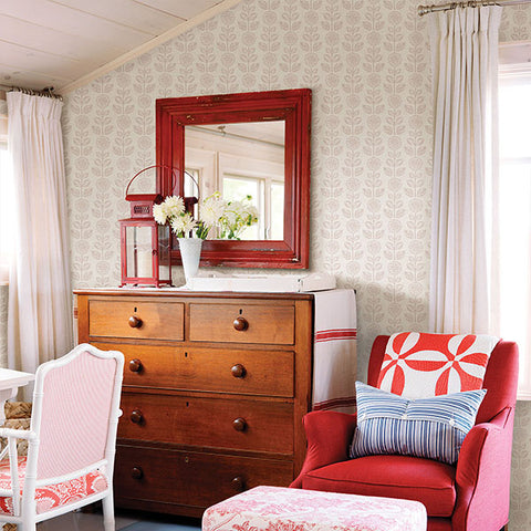 3123-13514 Dolly Light Grey Dolly Wallpaper