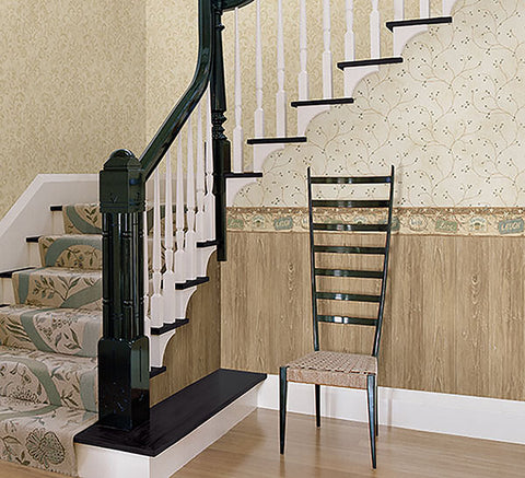3123-16156 Rosehip Cream Trails Wallpaper