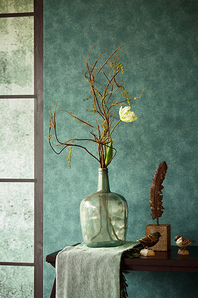 Resource Green Weathered Wall Mural